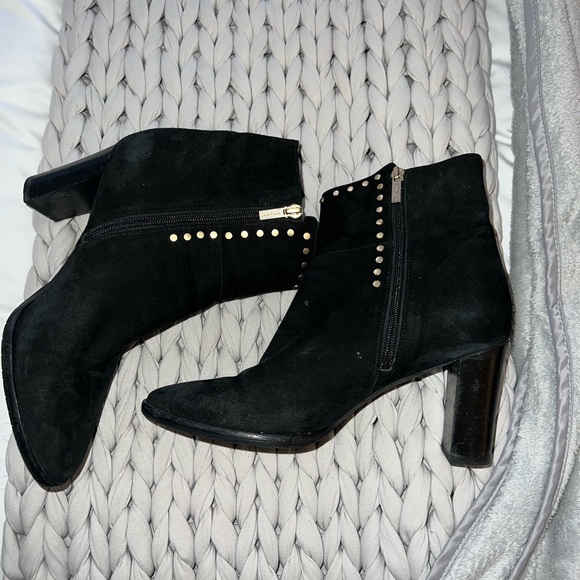 Jimmy Choo Golden and Black Suede Booties!! - Picture 3 of 15